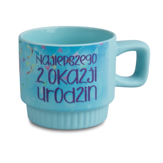 Sublimation Mug - Coloured, Matte, Ribbed Base